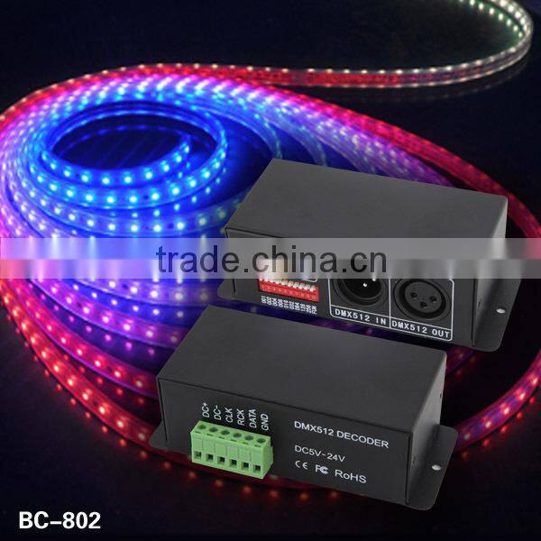 5-24V dc 510channel dmx to p9813 decoder