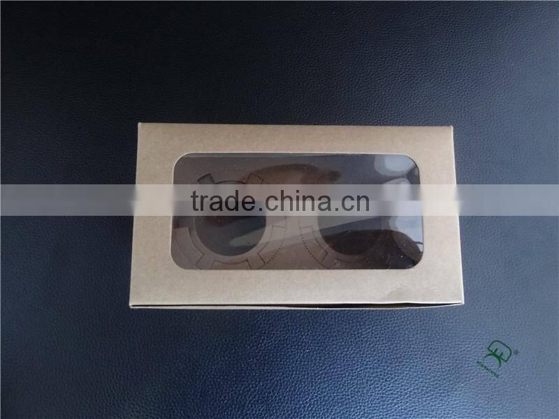 2016 2-pack food grade kraft paper cupcake box with window