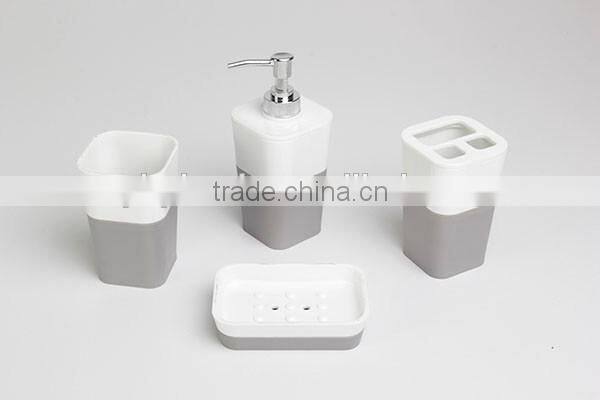 4pcs complete bathroom set,soap dispenser set