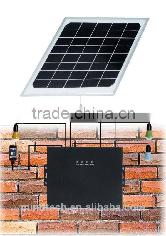 8W efficiency solar lighting kit/solar kits for africa with 4 lamps