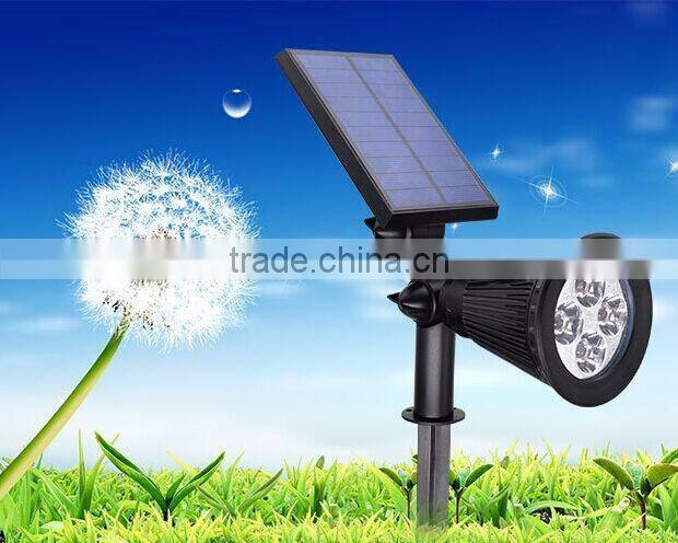 popular 5pcs led solar outdoor landscape spot lighting