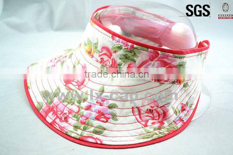 Breathable sports sun visor cap