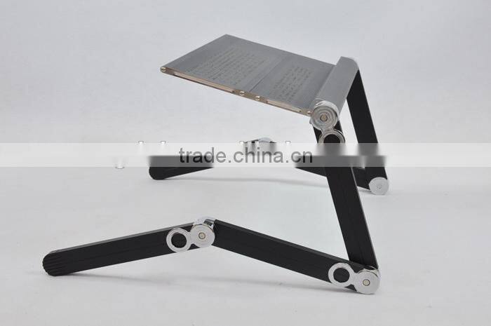 Multifunctional folding comfortable portable laptop stand with mouse pad