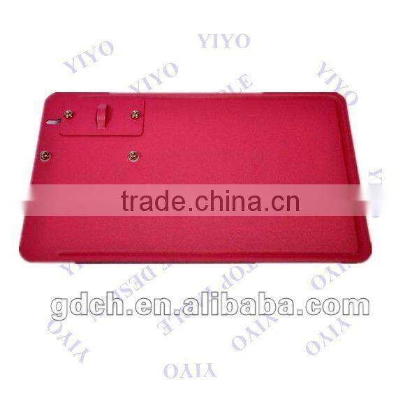 Personal articulate adjustable laptop table desk with dissipating holes