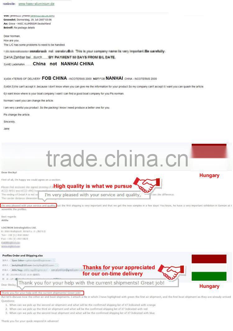 Truly good aluminum alloy extrusion Chinese Factory