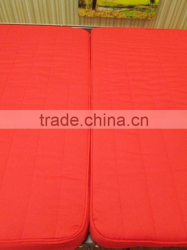 fashion red adjustable folding hotel bed