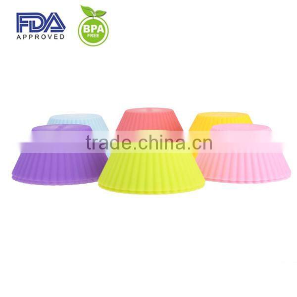 mini silicone muffin cup / silicone baking cup set/ silicone cupcake and baking cup