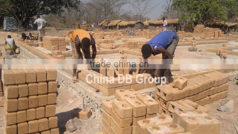 2016 popular low cost lego interlocking clay brick making machine for sale