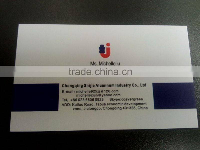 0.2mm~0.7mm thick Coated thin aluminum strip for pipe and profile of TPE ,TPV