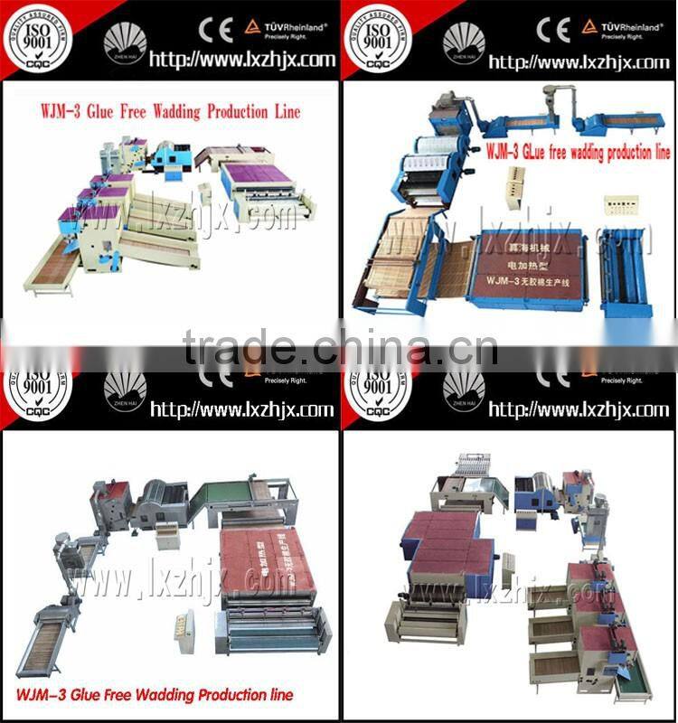 nonwoven sintepon production line , polyester fiber wadding machine