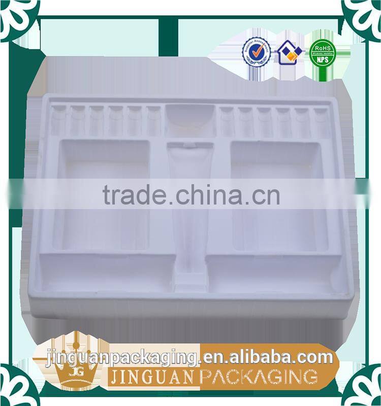 Size Custom Promotional Non-Transparent White PVC Cosmetic Container