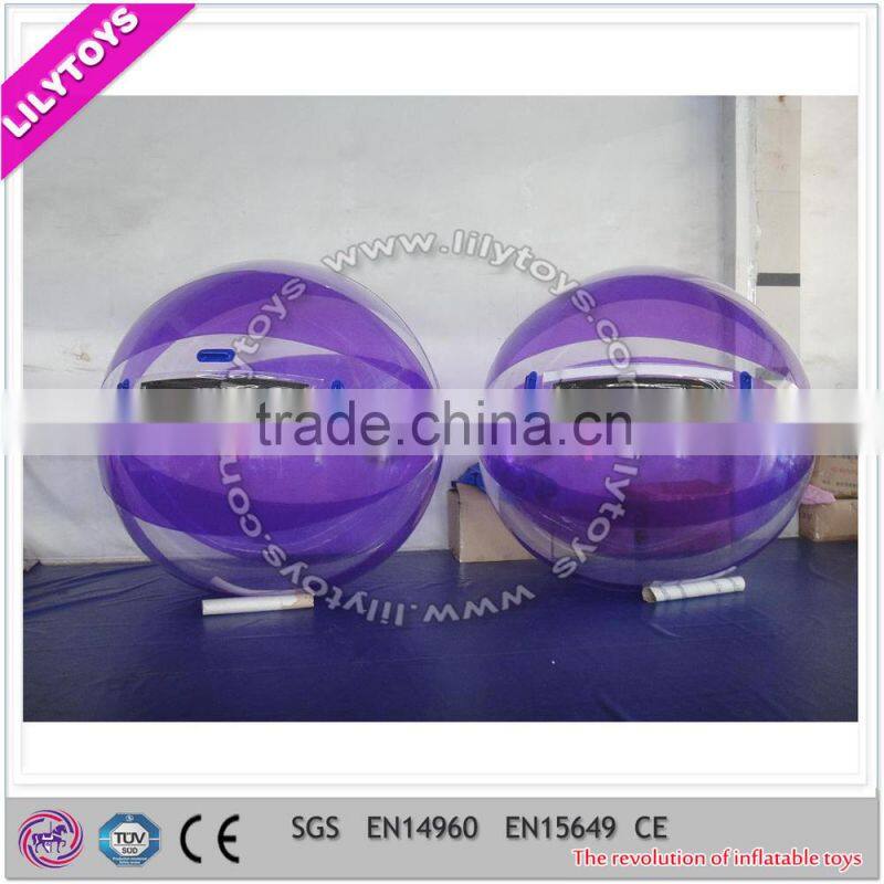 2015 high quality inflatable big water walking ball/water toys/water balls