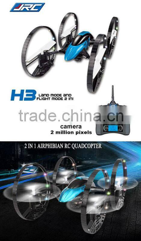 Dual Mode Running and flying JJRC H3 Quad copter Drone With HD Camera for sale Ready to Go 2 in 1 Quadrocopter