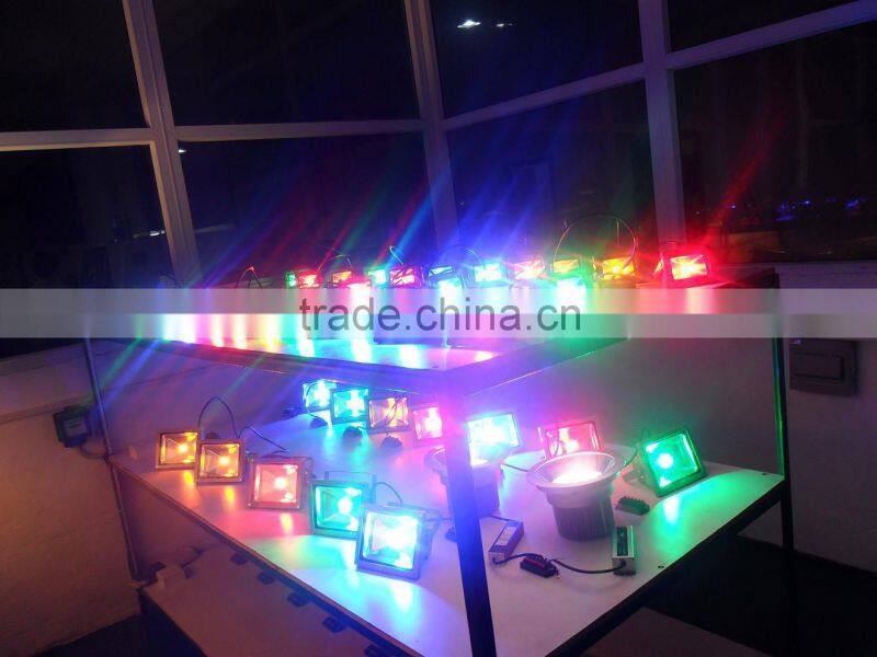 RGB LED Floodlight, 10W/20W/30W/50W/80W rgb led flood light with Waterproof IP65