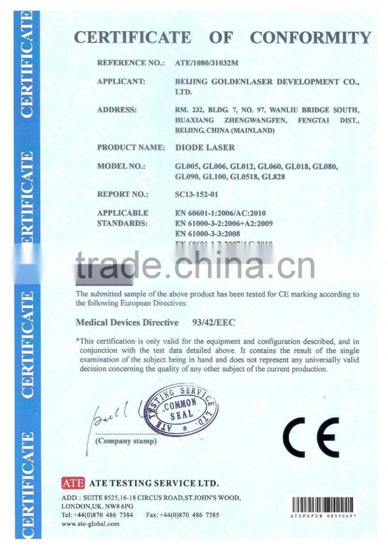 New products 2016!!!professional hair removal beauty machine 810nm diode laser