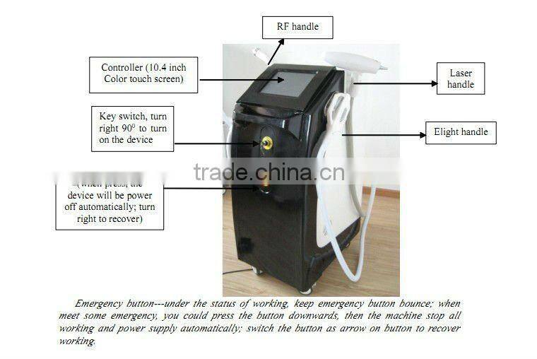 e light ipl rf nd yag laser 4 in 1