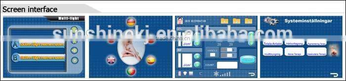 Hot selling Portable CE approved ipl hair remover e-one with 7 filters