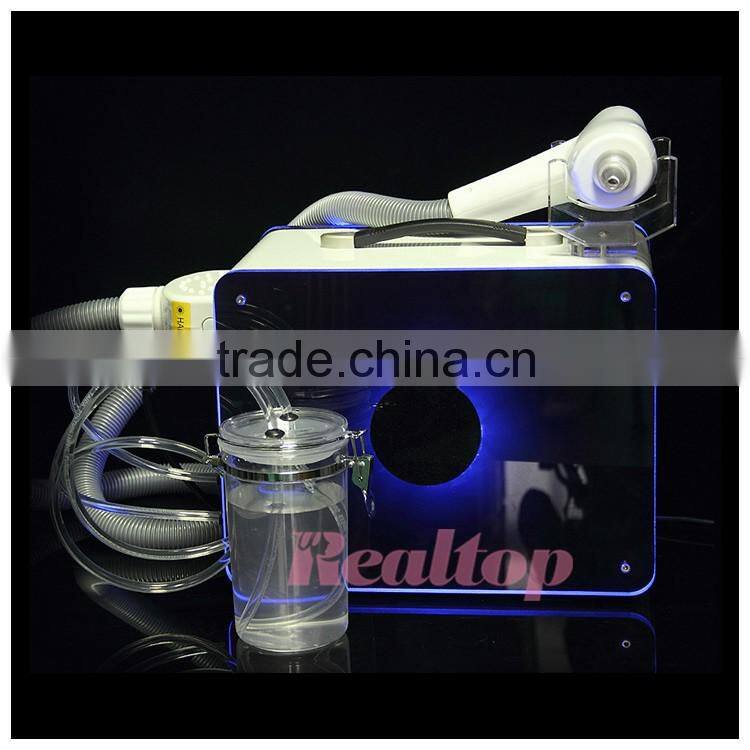 Hottest factory price!Best effect wind system closed circulating and cooling system Q switch colors laser tattoo removal machine