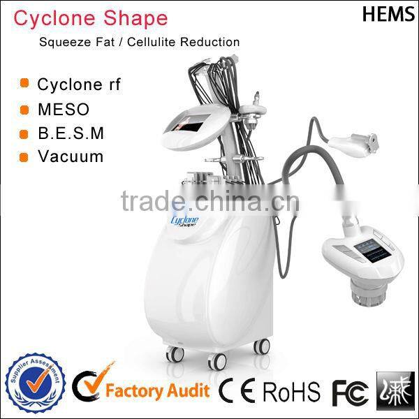 Beauty RF criolipolisis equipment Cyclone Shape