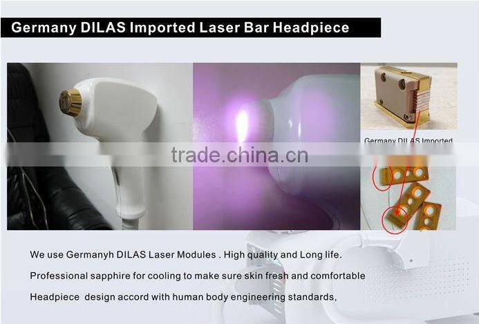 808nm Diode Laser Pernmanet Removing Hair Best Function For Hair Removal