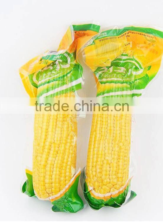 Vacuum packed sweet corn