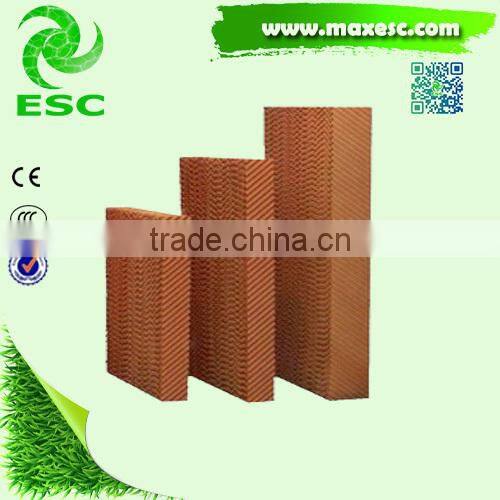 7090 Brown Color Plastic Evaporative Cooling Pads For Greenhouse