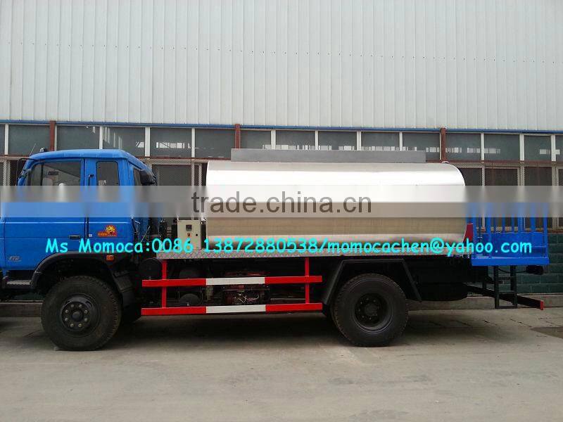 New road maintenance truck,intelligent asphalt distributor,asphalt mixer truck 8cbm