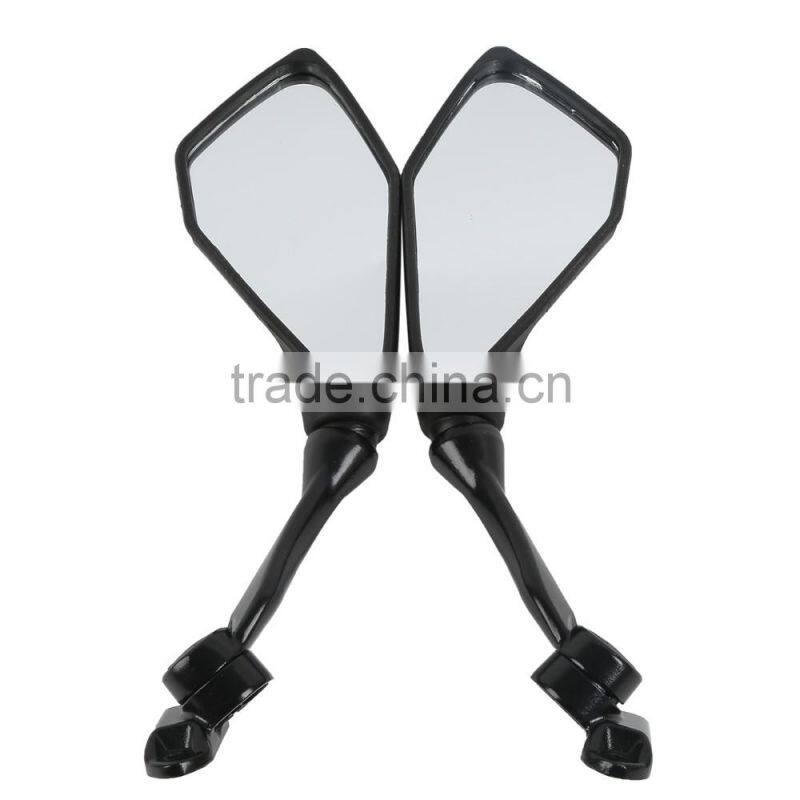 Black Rear View Side Mirrors Pair For Kawasaki Ninja 300R EX300 ABS 2013-2015 14