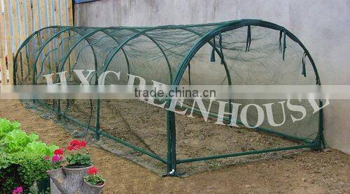 New-style polycarbonate sheet greenhouse with green powder coated HX65214G