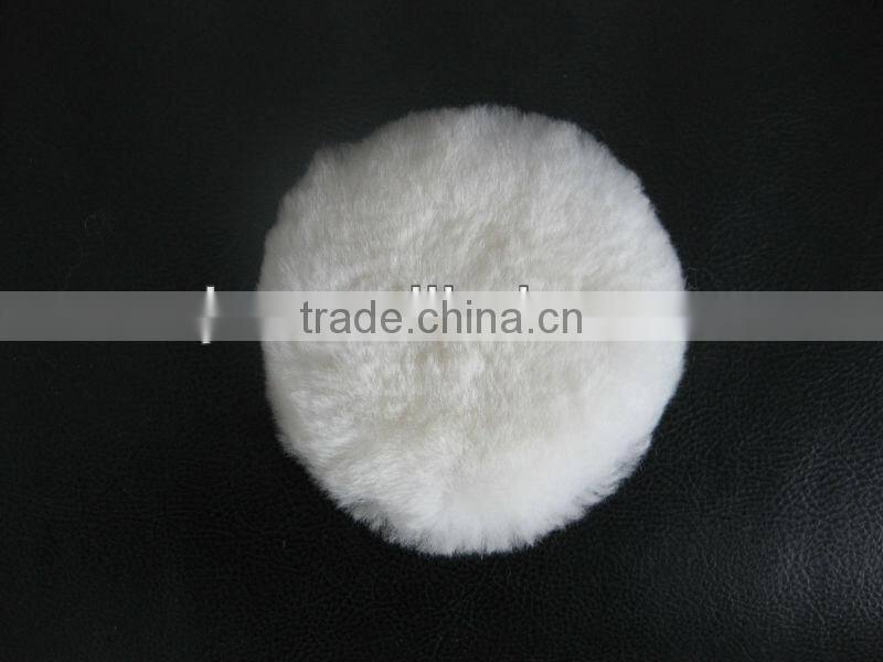wool bonnet/wool polishing bonnet/lambskin wool bonnet