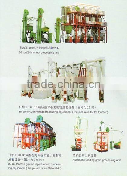 Wheat flour production/processing machinery