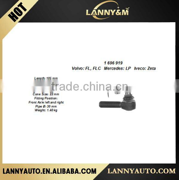 Volvo heavy truck parts air suspension oem 1696919 Tie Rod End for volvo