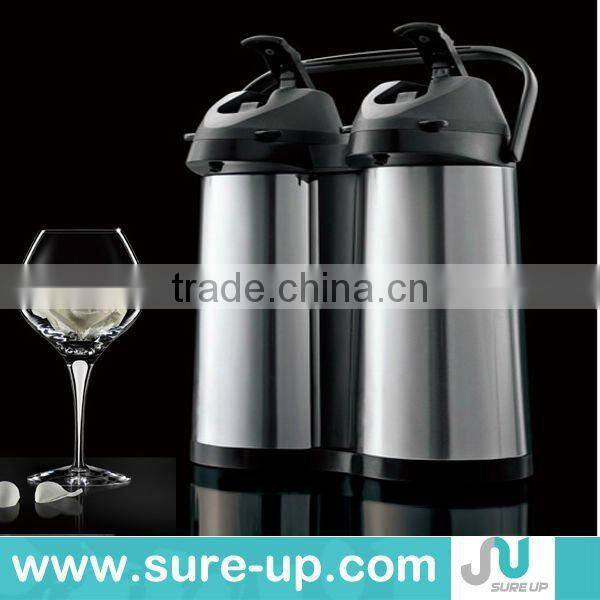 twins airpot double wall stainless steel