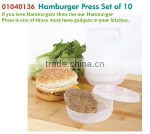 Hamburger Press Set of 10 01040136