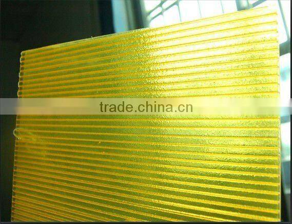 opal polycarbonate hollow sheet for road signs and advertisements