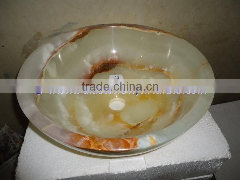 Modern Design LIGHT GREEN ONYX SINKS BASINS COLLECTION