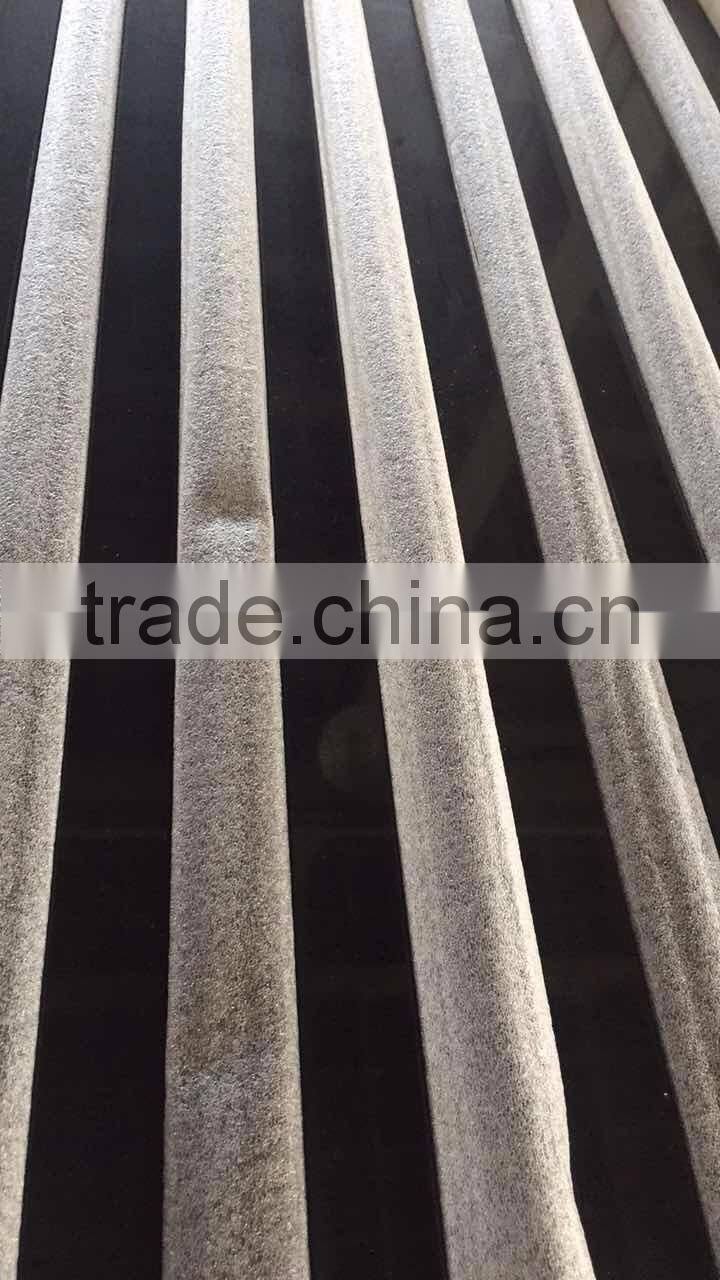 Artificial black quartz stone countertop