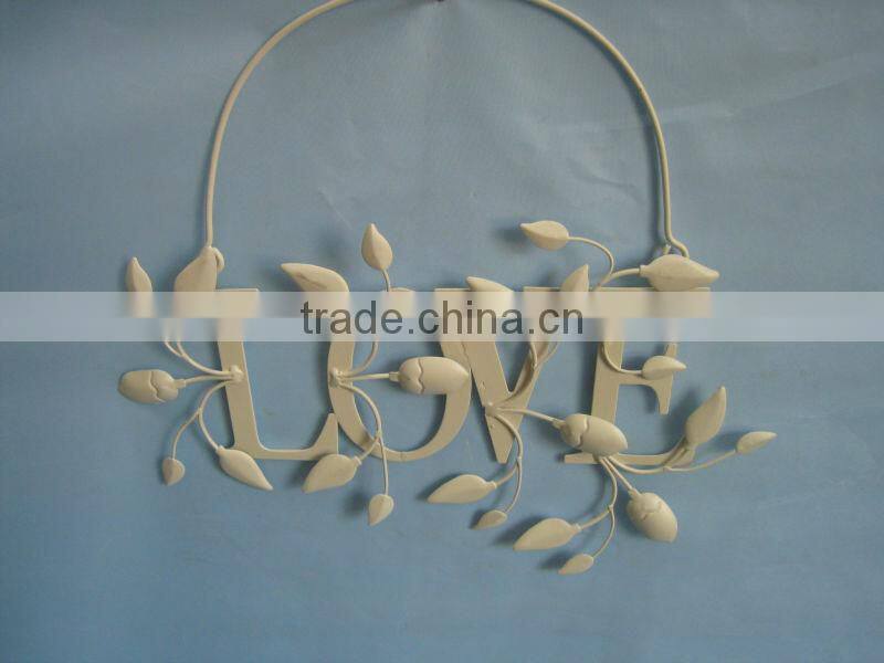 Antique Sweet Wedding Metal Table Deco