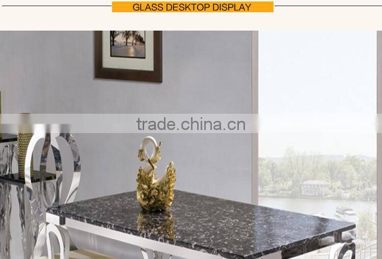 TH288 Dining Room Marble top fashion design table