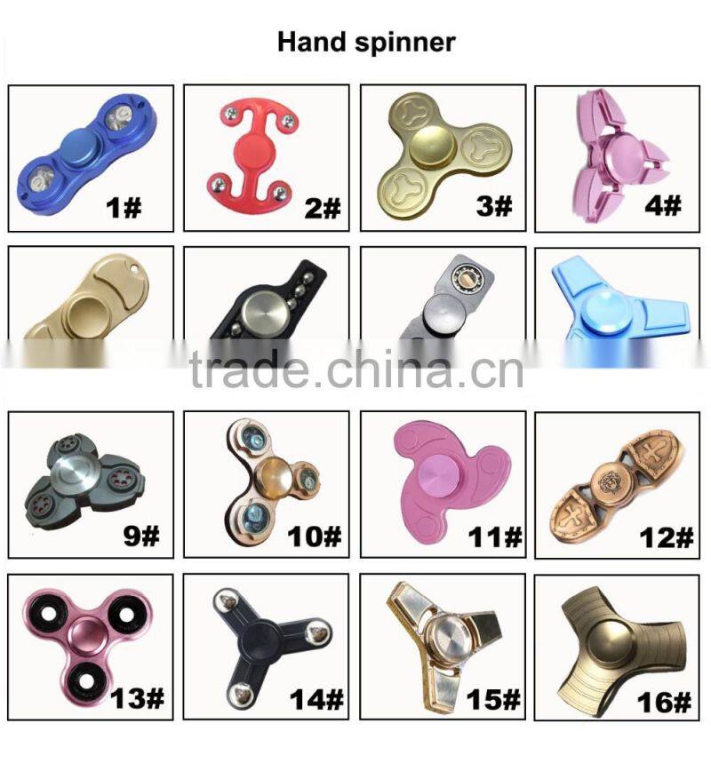 2017 Cheap Easy to play Metal spinner fidget brass desk toys fidget spinner