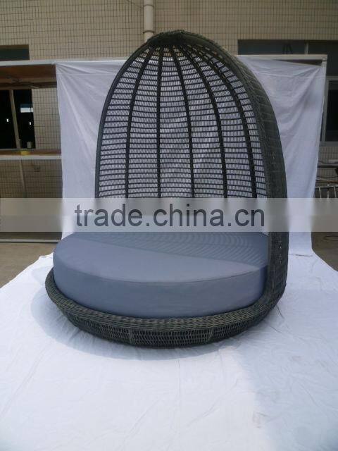 garden set adult rattan canopy outdoor bed furniture CF724L