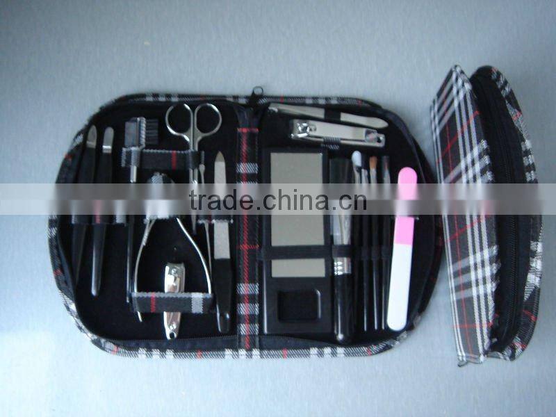 18 pcs fabric package manicure set