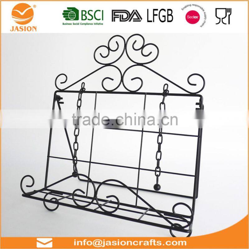 WI2903 Wire Metal Cookbook Holder Stand