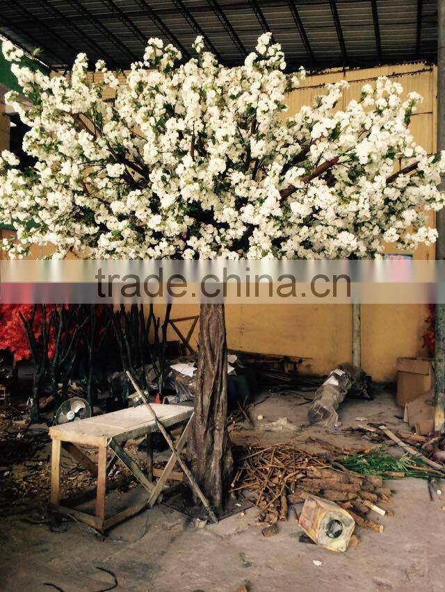 artificial cherry blossom tree for decoration china fake garden fiberglass tree decor