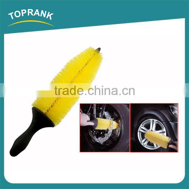TPR handle auto cleaning brushes ultimate alloy car wheel brush