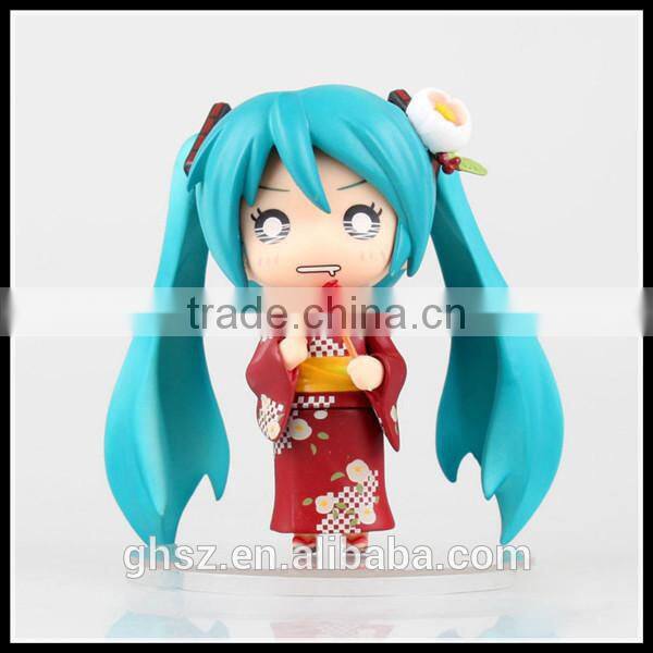 Wholesale factory price smile nendoroid yukata hatsune miku model