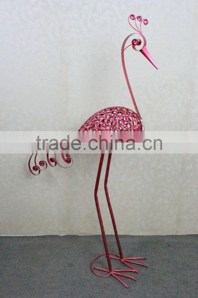 Metal peacock garden decoration