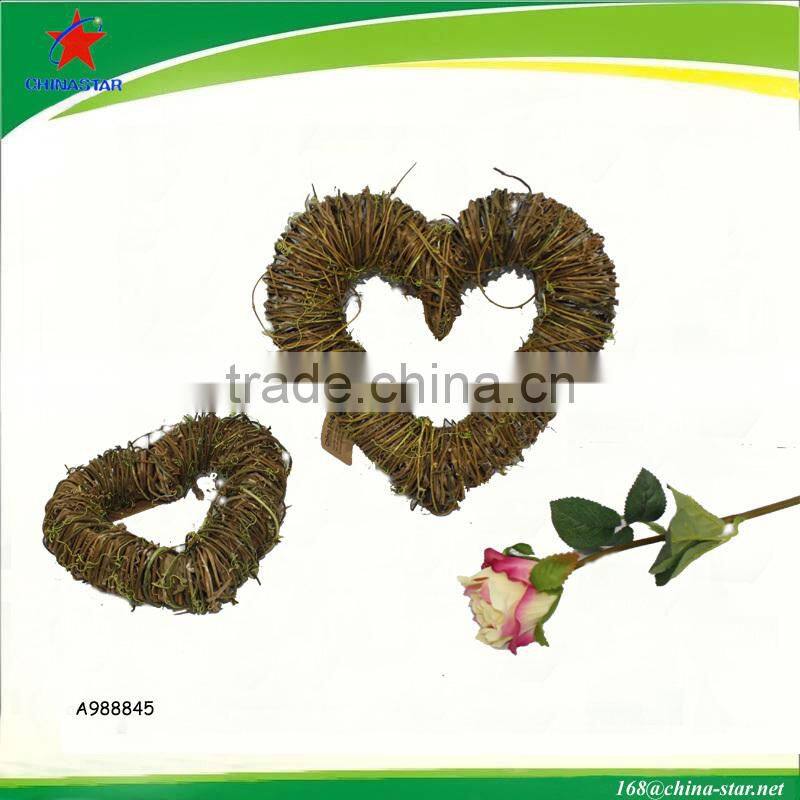 12" round bamboo wreath for florist