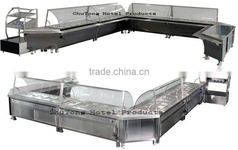 Upside Pizza Case Refrigerator