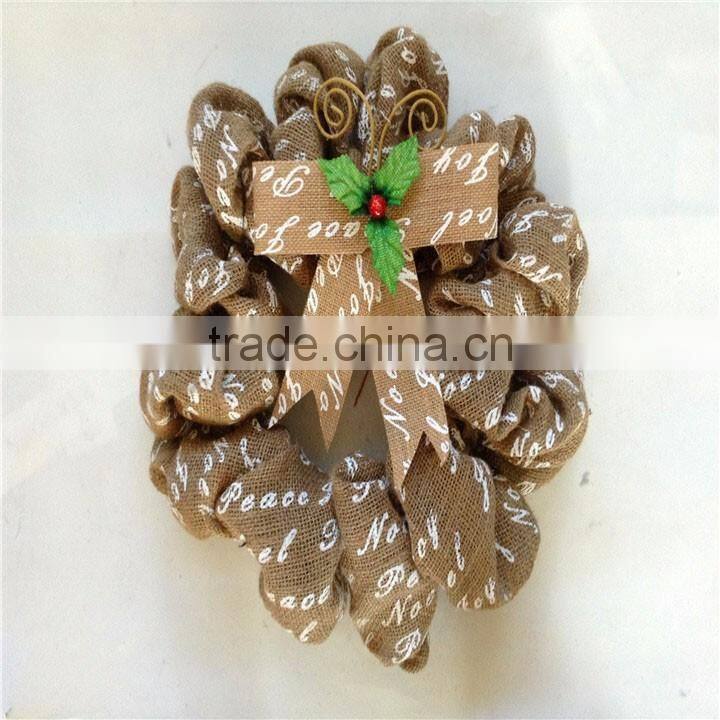 christmas wall hanging decorations decorative burlap christmas wreath for christmas market